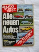 ams 19/1977 BMW 23i E21,Chrysler Sunbeam,CX 2400 GTi