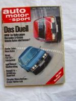 ams 6/1978 BMW 7er Reihe E23 vs. S-Klasse W126,