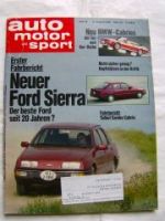 ams 16/1982 Ford Sierra Fahrbericht,BMW R 80ST vs. RT,