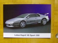 Lotus Esprit V8 Sport 350 Prospekt UK Englisch NEU