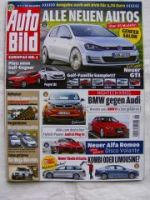 Auto Bild 9/2013 Skoda Rapid vs. Leon vs. i30 vs. V40 vs. Civic,