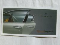 Maserati Quattroporte Einladung Vorstellung März 2004