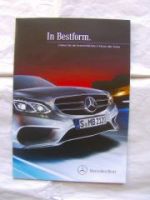 Mercedes Benz E-Klasse Poster Prospekt Februar 2013