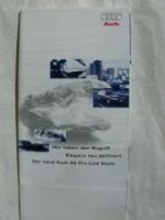 Audi A6 C4 Pro Line Style Flyer Prospekt Poster NEU