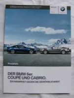 BMW 630i-650i-635d Coupè E63 Cabrio E64 Januar 2010