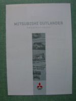 Mitsubishi Outlander Pressespiegel Prospekt