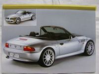 Hartge Z3 Roadster Prospekt +Motoren +Felgen 4/1997