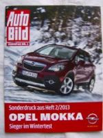 Auto Bild 2/2013 Opel Mokka im Wintertest