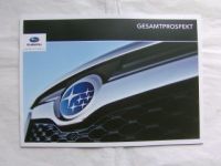 Subaru Gesamtprogramm März 2013 NEU