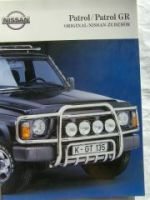 Nissan Patrol +Patrol GR Original Zubehör 9/1992