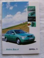 Opel Astra G Eco4 Pressemappe September 1999