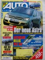 Auto Straßenverkehr 2/2003 Audi A6 2.5TDi,Astra OPC vs. Focus RS
