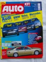 Auto Zeitung 1/2001 Audi A4 3.0 vs. 330i E46 vs. S60 T5 vs. C320