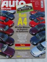 Auto Zeitung 14/1995 Audi A4 vs. Sab 900S 2.0 Coupè vs. Laguna V