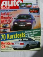 Auto Zeitung 1/1995 Fiat coupè, VW Golf GL vs. Mazda 323 F,