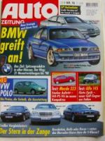 Auto Zeitung 16/1994 VW Polo 6N,Audi A8 4.2 vs. S420 W140 vs. BM