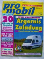 pro mobil 11/1994 Concorde Compact, LMC Liberty A 5350,T4 2.5 TD