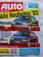 Auto Zeitung 26/1992 VG: Audi 100 2.6E vs. 220E W124 vs. 850GLE,