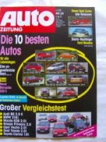 Auto Zeitung 24/1992 Mercedes 320E W124,Corsa B,Mondeo,E28