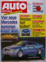 Auto Zeitung 23/1991 Opel Astra GSI 16V, Fiat Tipo Dauertest,