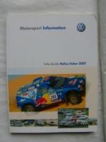 VW Motorsport Information Info-Guide Rallye Dakar 2007