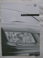 VW Bora Preisliste September 2000 Österreich