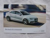 Audi A3 Limousine +S3 Limousine März 2013 NEU