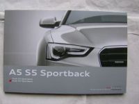 Audi A5 Sportback +S5 Sportback April 2013 NEU