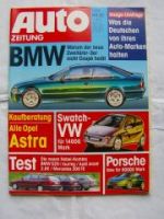 Auto Zeitung 22/1991 BMW 525i Touring E34 vs. Audi Avant 2.8E C4