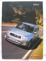 Toyota RAV4 Prospekt England UK August 2000 NEU