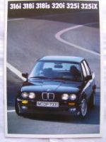 BMW 316i 318i 318is 320i 325i 325iX E30 März 1990