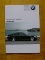BMW Handbuch für Verkäufer 6er Coupe E63 +M6 +SMG2 intern 3/2007
