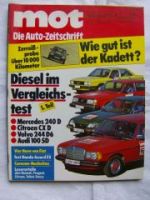 mot 23/1979 VG: 240D W123 vs. Citroen CX D vs. Volvo 244 D6