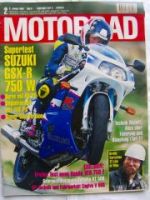 Motorrad 2/1994 Suzuki GSX-R 750 W,Honda VFR 750F,Yamaha XT 500