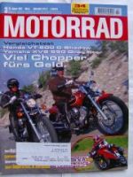 Motorrad 3/1997 Honda VT 600 C Shadow vs. Yamaha XVS 650 Drag St