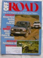 Off Road 6/1989 Nissan Patrol Hardtop vs. Patrol GR,Mitsubishi P