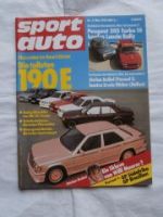sport auto 5/1984 Peugeot 205 Turbo 16 vs. Lancia Rally,Mercedes