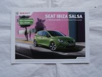 Seat Ibiza Salsa Prospekt Januar 2013 NEU