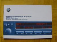 BMW Autoradio Business Anleitung 9/2000