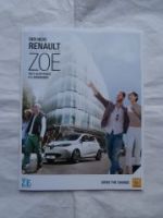 Renault Zoe ZE Prospekt Juni 2013 NEU