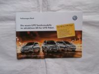 VW Bank LIFE Sondermodelle All-for-LIFE-Paket Januar 2013