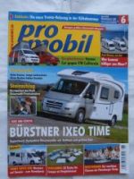 pro mobil 6/2013 Hymer Car T5 vs. VW California,Bürstner Ixeo Ti