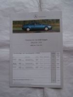 Mercedes Benz CLK-Coupès BR208 2.Juni 1997 NEU