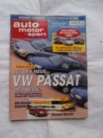 ams 22/1996 VW Passat vs. Vectra B vs. Peugeot 406 vs. Nissan Pr