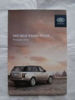 Land Rover Range Rover Presseberichte Buch Prospekt