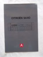 Citroen Saxo Audio System 2014 RDS Anleitung Oktober 1997