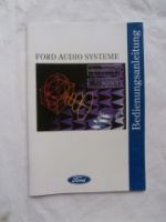 Ford Audio Systeme Bedienungsanleitung März 1996