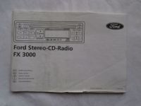 Ford Stereo CD-Radio FX 3000 Rarität