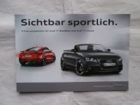 Audi TT Roadster +Coupé S line competition Januar 2013