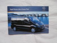 Opel Vivaro Life & Vivaro Tour Juli 2011 +Preisliste NEU